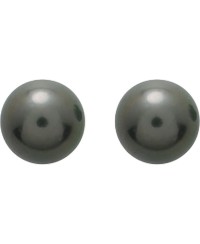 Boucles d'oreilles puce perle de Tahiti