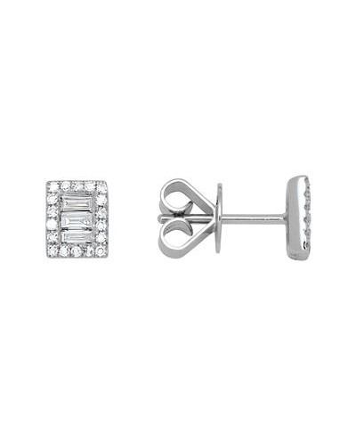 Boucles d'oreilles rectangle Diamant