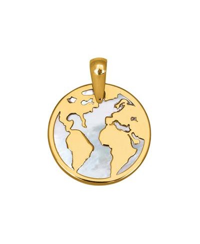 Pendentif monde nacre
