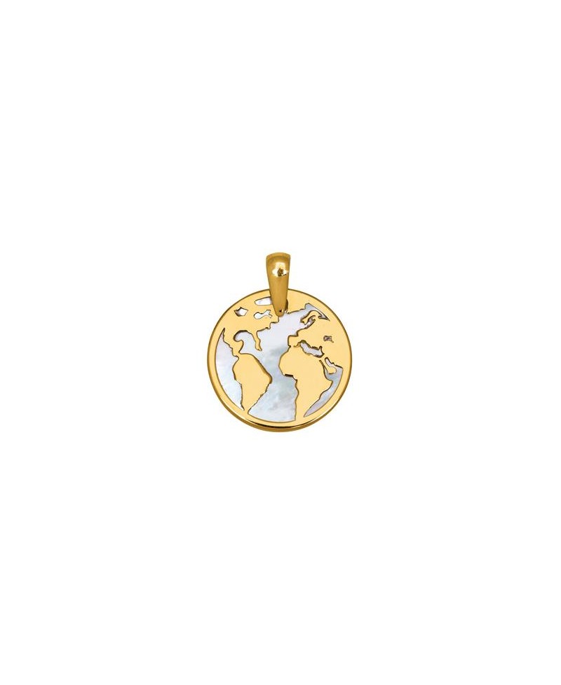 Pendentif monde nacre