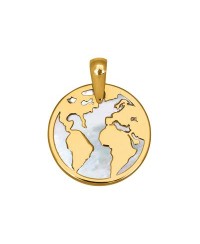 Pendentif monde nacre