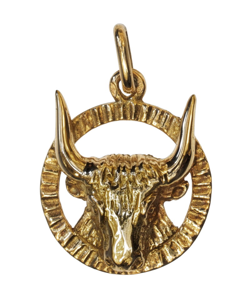 Pendentif taureau Camarguais