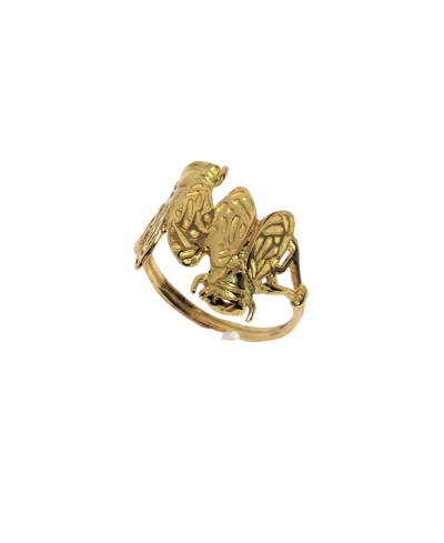 Bague Cigale double