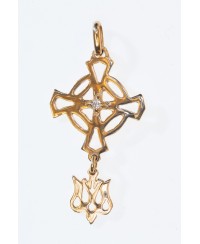 Croix huguenote diamant