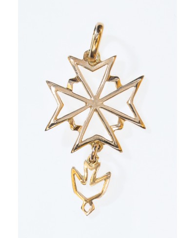 Croix huguenote ajourée