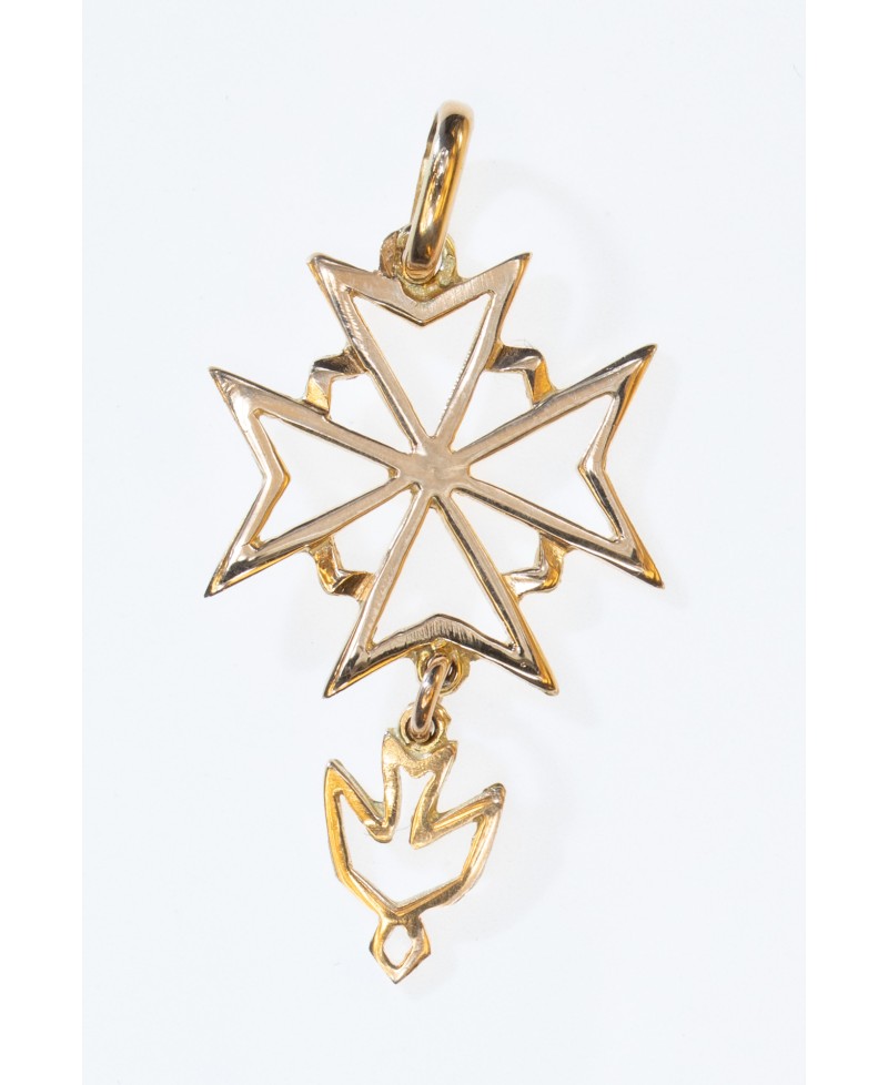 Croix huguenote ajourée