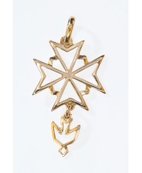 Croix huguenote ajourée