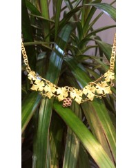 Collier feuille de vigne