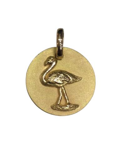 Médaille flamant rose