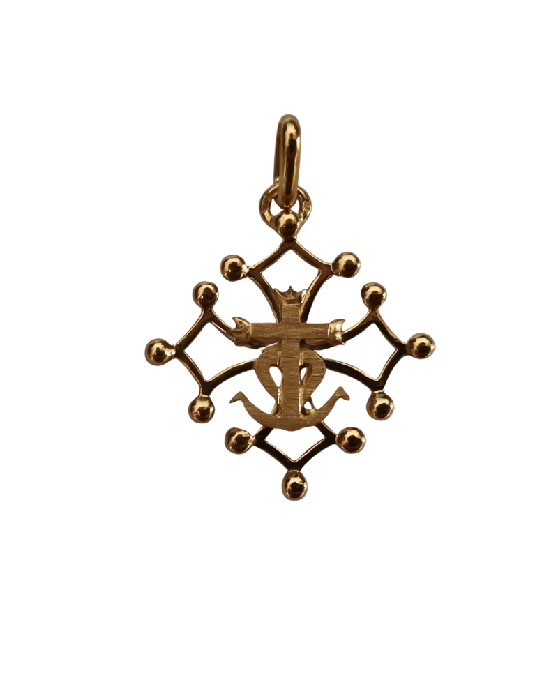 Croix Occitane avec croix de camargue