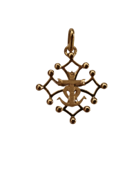 Croix Occitane avec croix de camargue