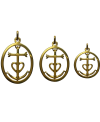 Croix de Camargue cerclé