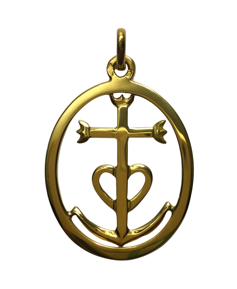 Croix de Camargue cerclé