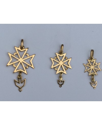 Croix huguenote ajourée