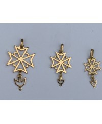 Croix huguenote ajourée