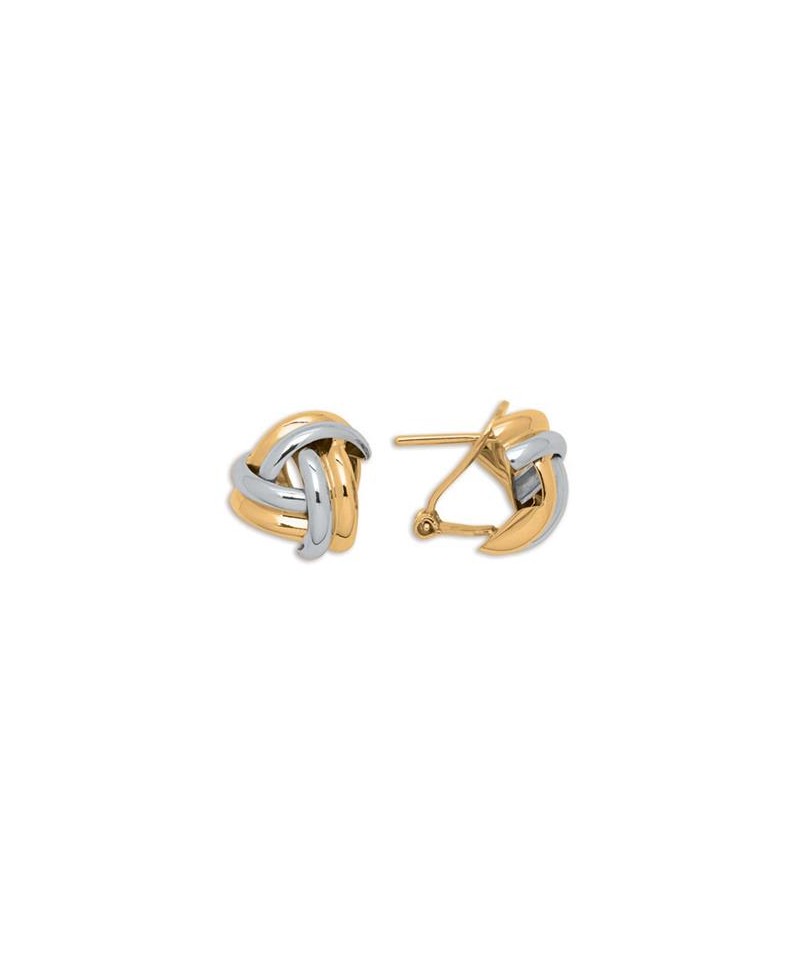Boucles D'oreilles Fantaisie bicolore