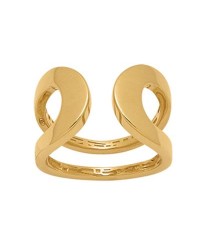 Bague bombée ouverte